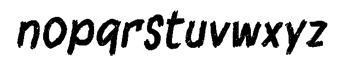 Ironi Font LOWERCASE