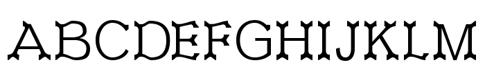 Ironworks Font UPPERCASE