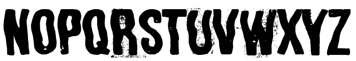 Irregular Poster Font UPPERCASE