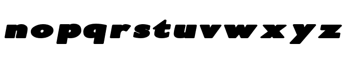 Irtusk Bold Italic Font LOWERCASE