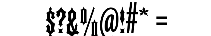 IronwoodStd Font OTHER CHARS