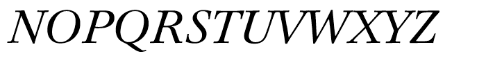 Iridium Italic Font UPPERCASE