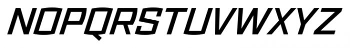 Ironstrike Semibold Italic Font UPPERCASE