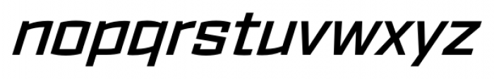 Ironstrike Semibold Italic Font LOWERCASE