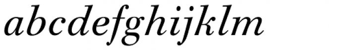 Iridium Pro Italic Font LOWERCASE