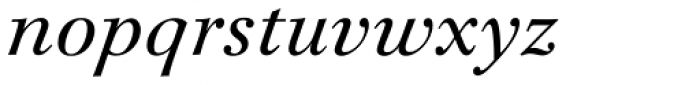 Iridium Pro Italic Font LOWERCASE