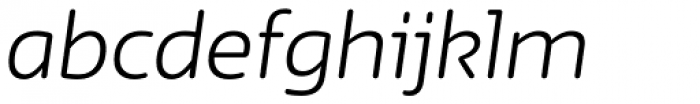 Irma Text Round Pro Light Italic Font LOWERCASE