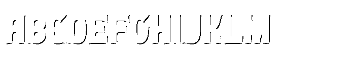 Iron Ape Shadow FX Font UPPERCASE