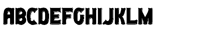 Iron Ape Shadow Font UPPERCASE