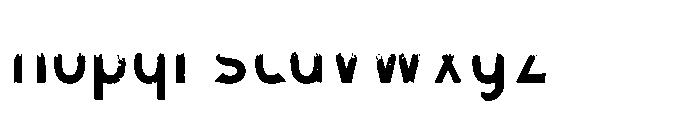 Iron Ape Texture FX Font LOWERCASE