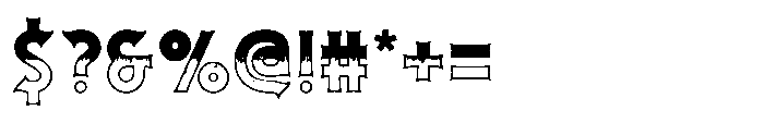 Iron Ape Texture Font OTHER CHARS