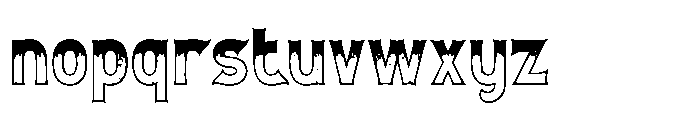 Iron Ape Texture Font LOWERCASE