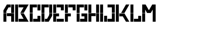 Iron Metals Font LOWERCASE