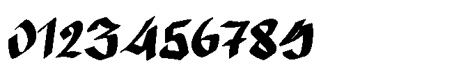 Iron Shadow Font OTHER CHARS