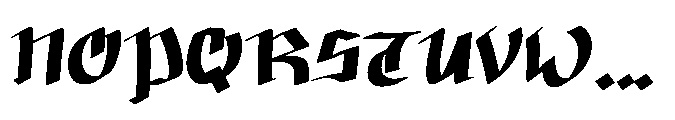Iron Shadow Font UPPERCASE
