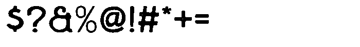 Iron Smith Font OTHER CHARS