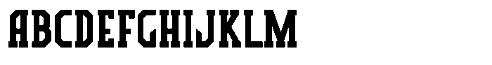 Ironclad Font UPPERCASE