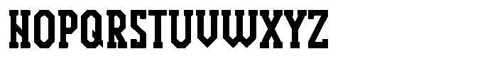 Ironclad Font UPPERCASE