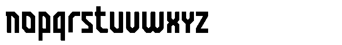 Ironclad Font LOWERCASE