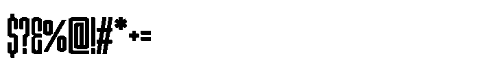 Ironcore Font OTHER CHARS