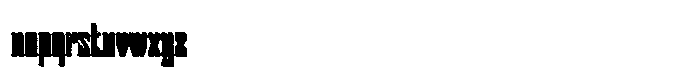 Ironhead Full Font LOWERCASE