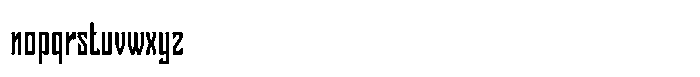 Ironhead Regular Font LOWERCASE