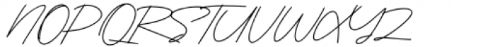 Ironhopes Monoline Signature Script Font UPPERCASE