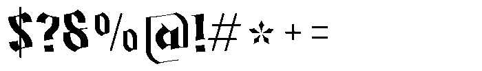 Ironia Font OTHER CHARS