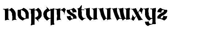 Ironia Font LOWERCASE