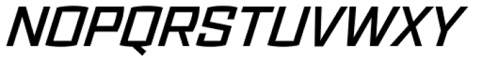 Ironstrike SemiBold Italic Font UPPERCASE