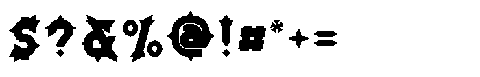 Ironthorn Black Font OTHER CHARS