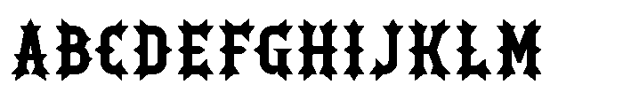 Ironthorn Bold Font UPPERCASE