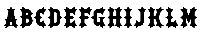 Ironthorn Extra Bold Font UPPERCASE