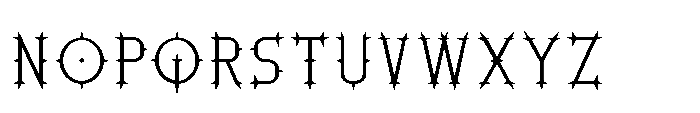 Ironthorn Extra Light Font LOWERCASE