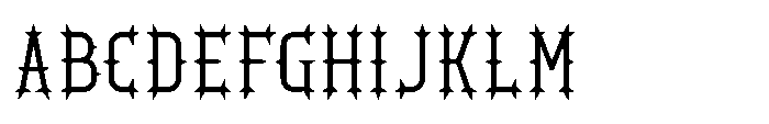 Ironthorn Light Font UPPERCASE