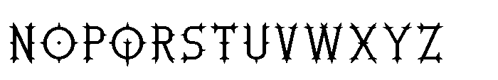 Ironthorn Light Font LOWERCASE