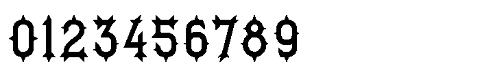 Ironthorn Medium Font OTHER CHARS