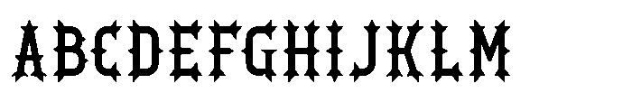 Ironthorn Medium Font UPPERCASE