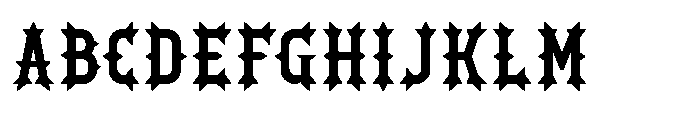 Ironthorn Semi Bold Font UPPERCASE