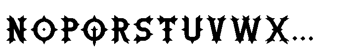 Ironthorn Semi Bold Font LOWERCASE
