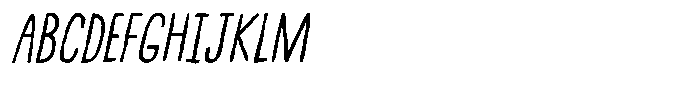 Irritating Noises Italic Font UPPERCASE