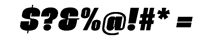 IRLutholdSans BlackItalic Font OTHER CHARS