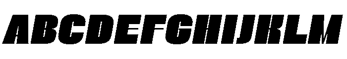 IRLutholdSans BlackItalic Font UPPERCASE