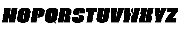 IRLutholdSans BlackItalic Font UPPERCASE