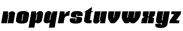 IRLutholdSans BlackItalic Font LOWERCASE