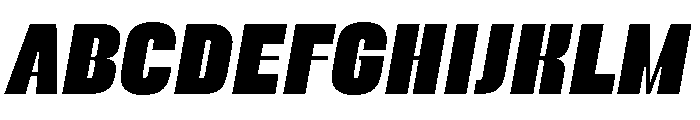 IRLutholdSans ExtraBoldItalic Font UPPERCASE