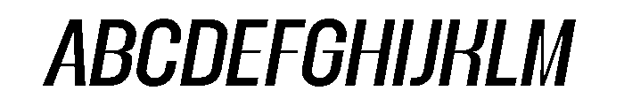 IRLutholdSans LightItalic Font UPPERCASE