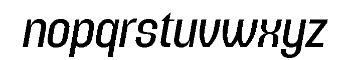 IRLutholdSans LightItalic Font LOWERCASE