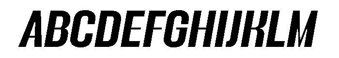IRLutholdSans MediumItalic Font UPPERCASE