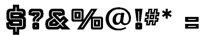 IronMaiden Regular Font OTHER CHARS